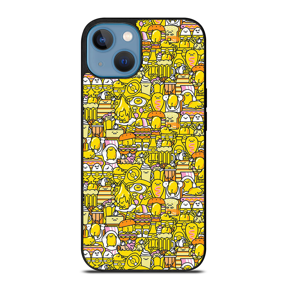 GUDETAMA LAZY EGG CUTE PATTERN iPhone 13 Case Cover