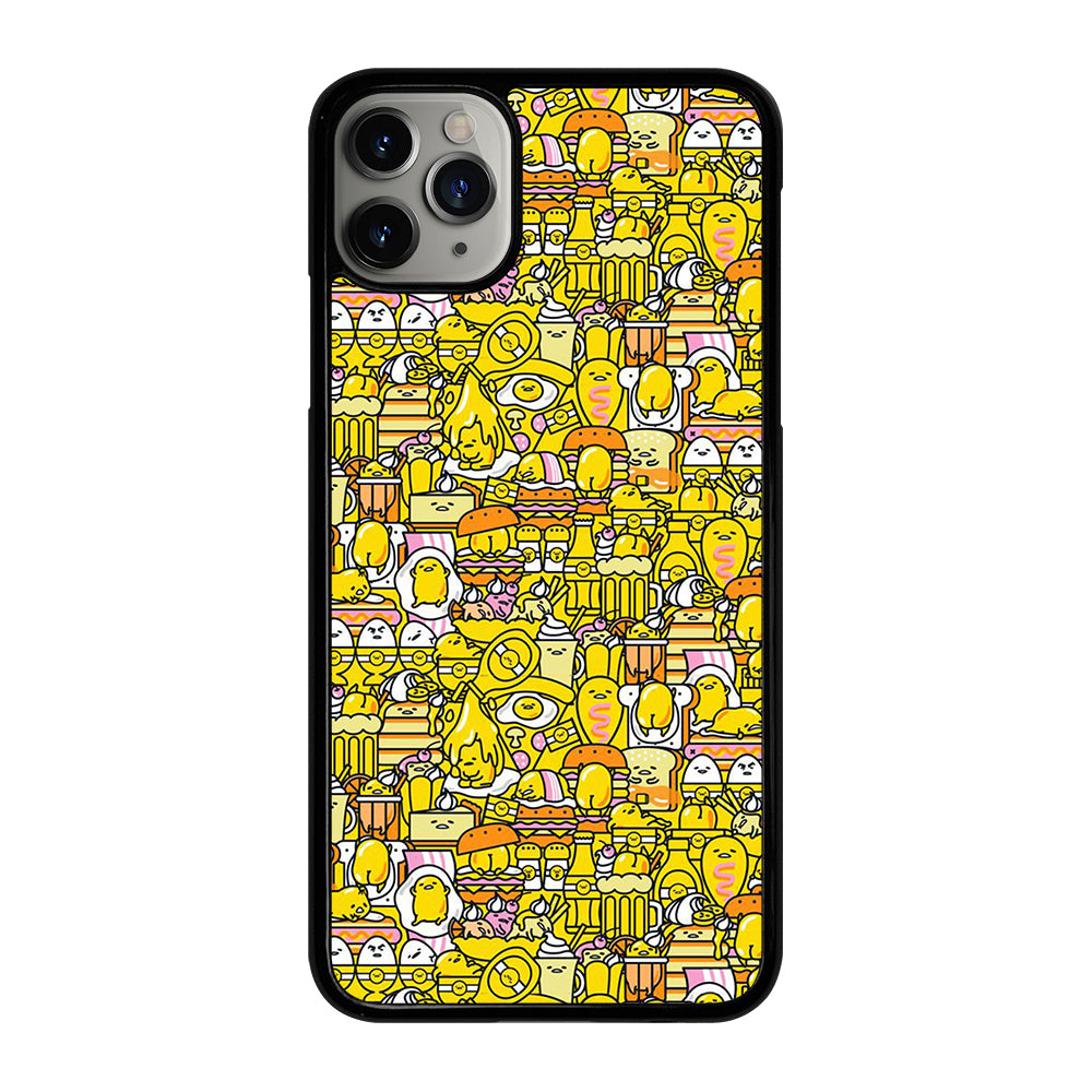 GUDETAMA LAZY EGG CUTE PATTERN iPhone 11 Pro Max Case Cover