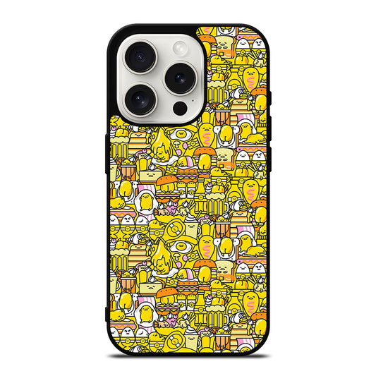 GUDETAMA LAZY EGG CUTE PATTERN iPhone 15 Pro Case Cover
