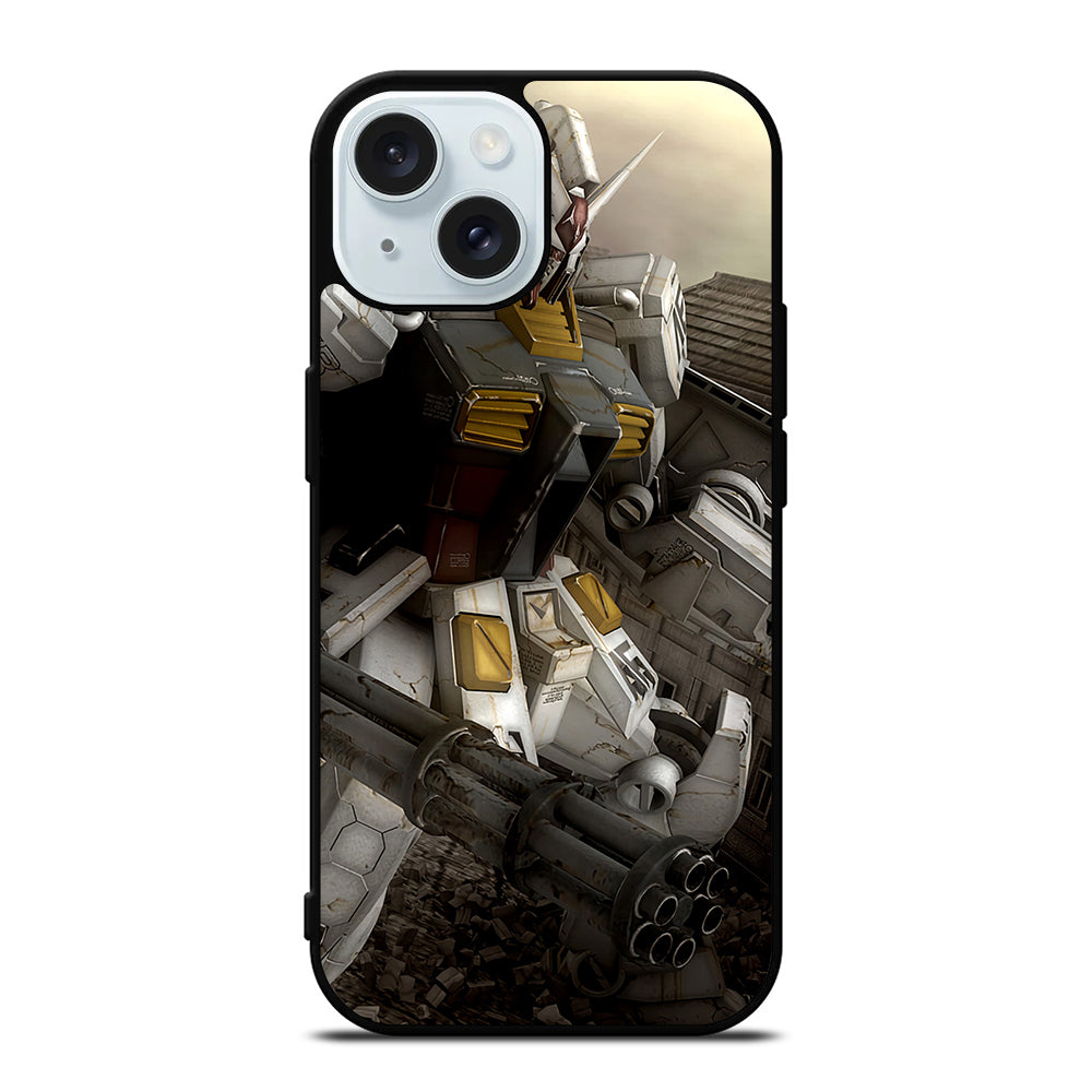 GUNDAM MOBILE SUIT ART 2 iPhone 15 Case Cover