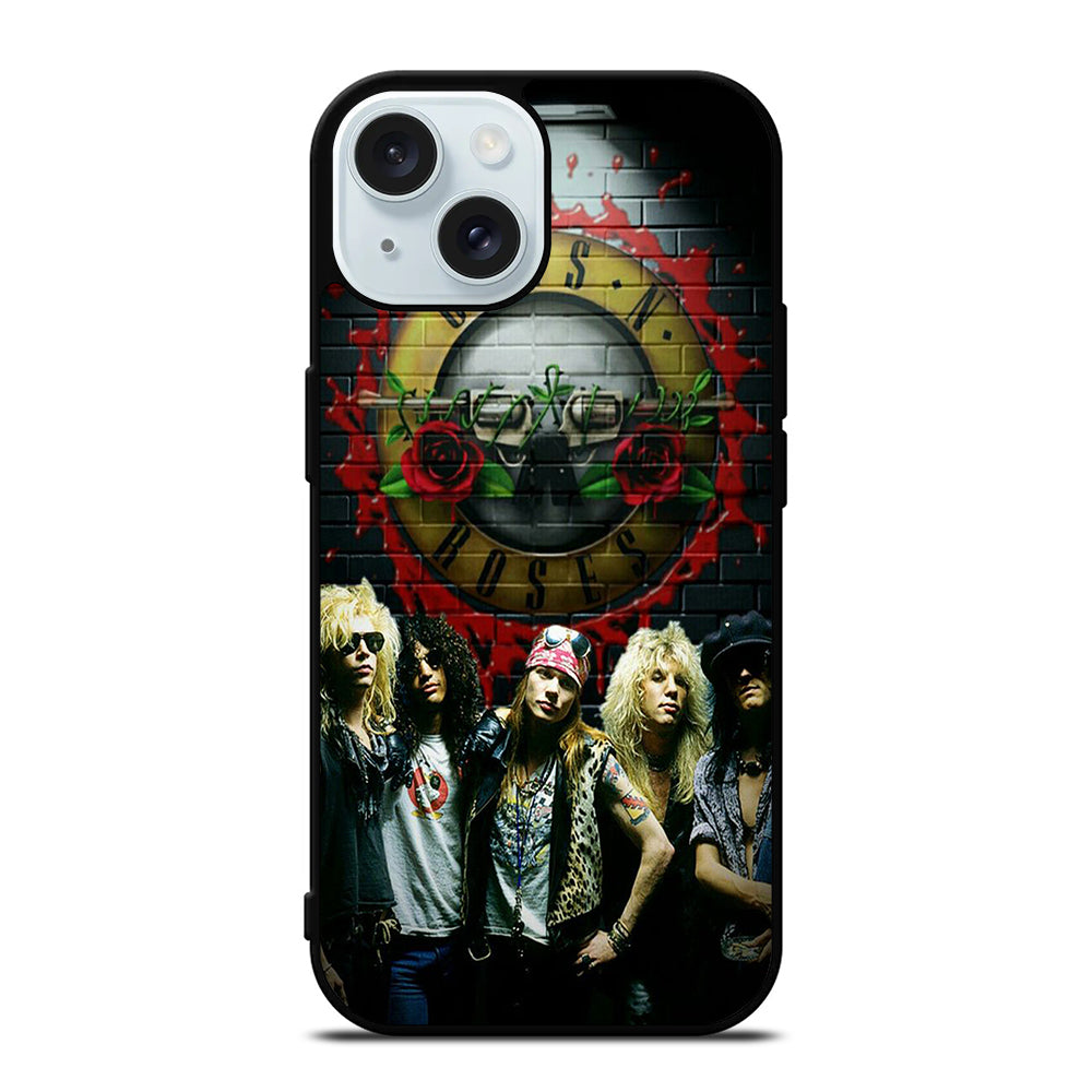 GUNS N ROSES BAND iPhone 15 Case Cover