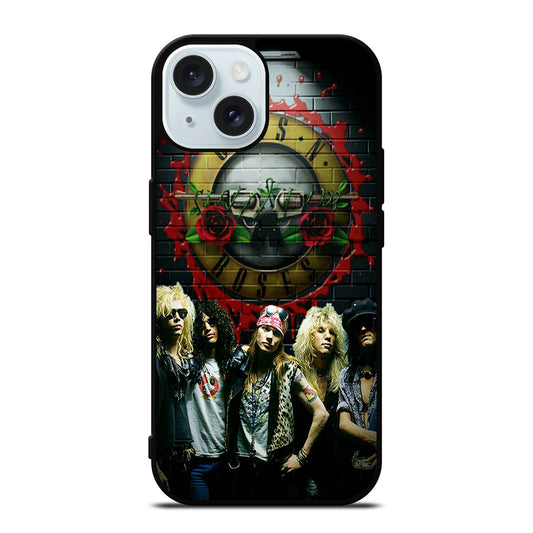 GUNS N ROSES BAND iPhone 15 Case Cover