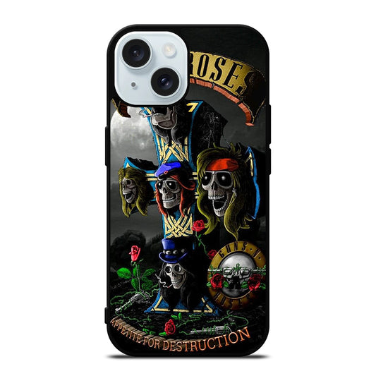 GUNS N ROSES EMBLEM iPhone 15 Case Cover