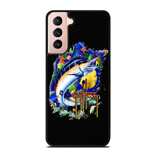 GUY HARVEY ISLAND CARBOON LOGO Samsung Galaxy S21 Case Cover
