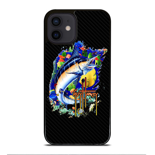 GUY HARVEY ISLAND CARBOON LOGO iPhone 12 Mini Case Cover
