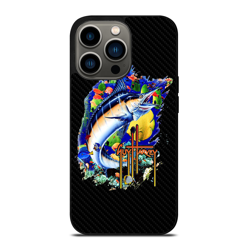 GUY HARVEY ISLAND CARBOON LOGO iPhone 13 Pro Case Cover