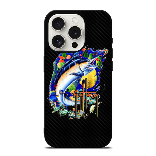 GUY HARVEY ISLAND CARBOON LOGO iPhone 15 Pro Case Cover