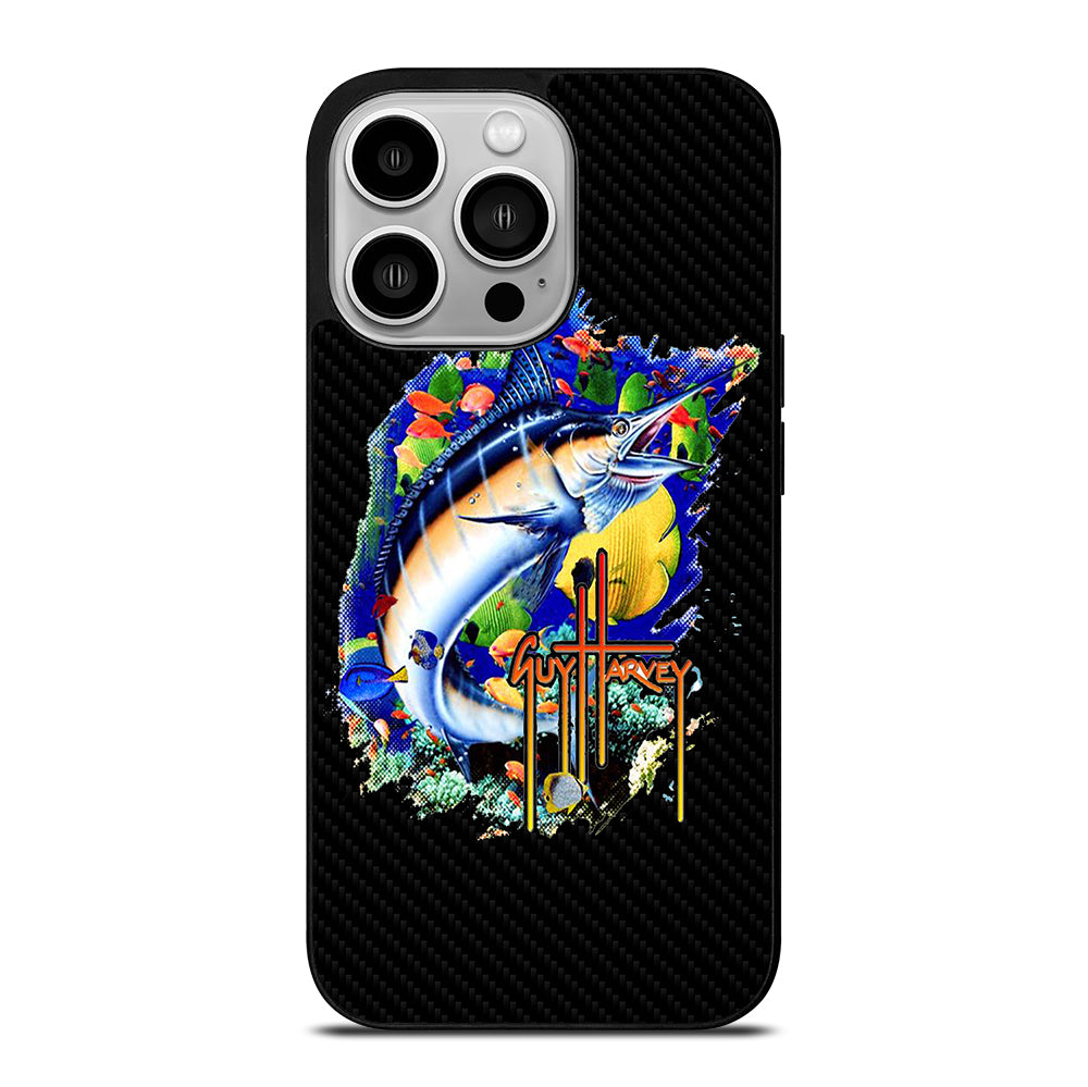 GUY HARVEY ISLAND CARBOON LOGO iPhone 14 Pro Case Cover