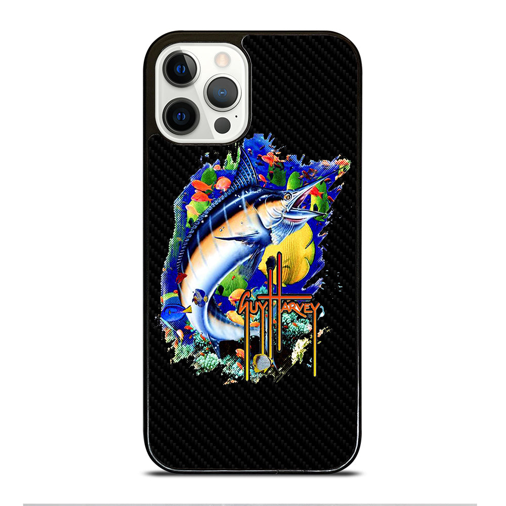 GUY HARVEY ISLAND CARBOON LOGO iPhone 12 Pro Case Cover