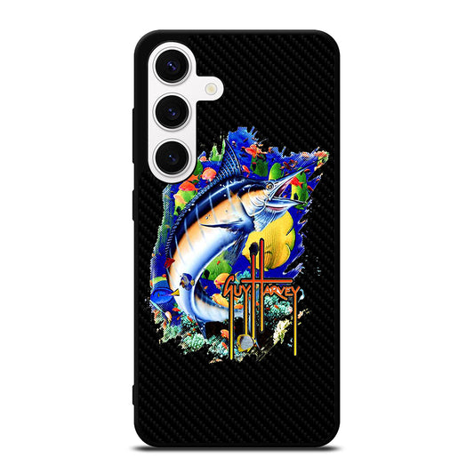 GUY HARVEY ISLAND CARBOON LOGO Samsung Galaxy S24 Case Cover
