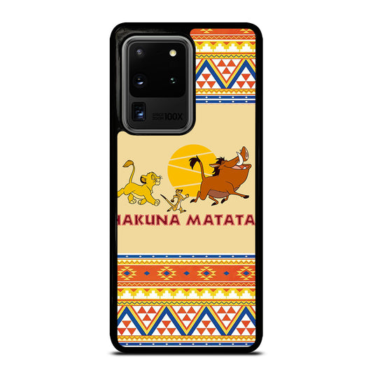 HAKUNA MATATA LION KING AZTEC 4 Samsung Galaxy S20 Ultra Case Cover