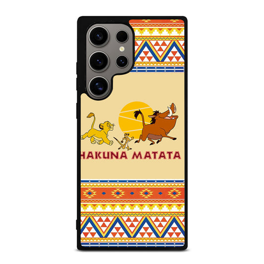 HAKUNA MATATA LION KING AZTEC 4 Samsung Galaxy S24 Ultra Case Cover