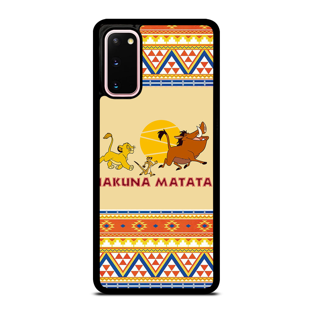 HAKUNA MATATA LION KING AZTEC 4 Samsung Galaxy S20 Case Cover