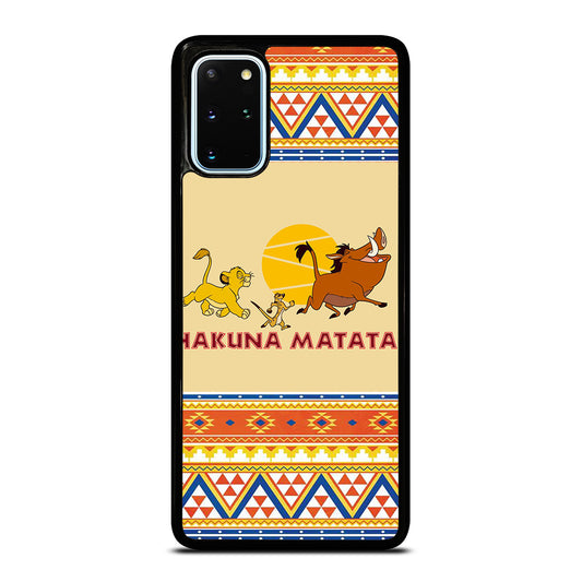 HAKUNA MATATA LION KING AZTEC 4 Samsung Galaxy S20 Plus Case Cover