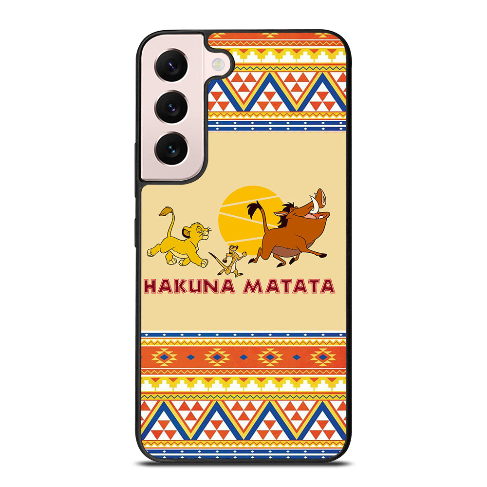 HAKUNA MATATA LION KING AZTEC 4 Samsung Galaxy S22 Plus Case Cover