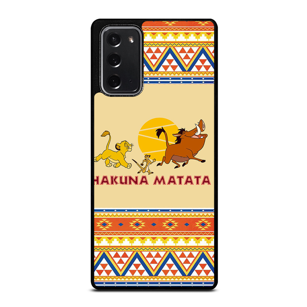 HAKUNA MATATA LION KING AZTEC 4 Samsung Galaxy Note 20 Case Cover
