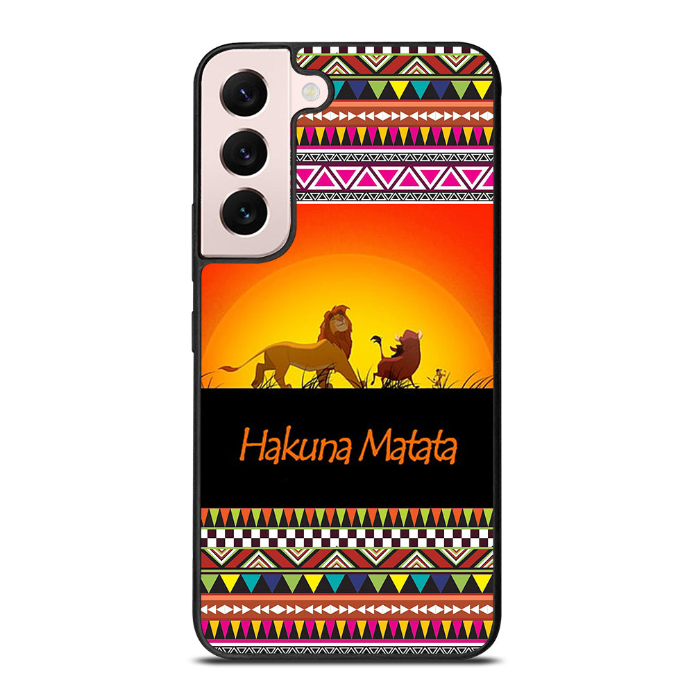 HAKUNA MATATA LION KING AZTEC 5 Samsung Galaxy S22 Plus Case Cover
