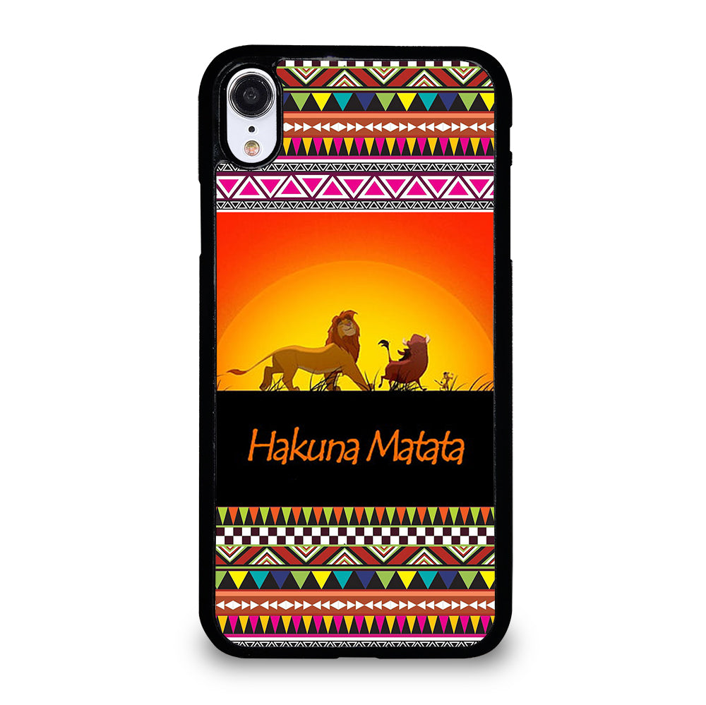 HAKUNA MATATA LION KING AZTEC 5 iPhone XR Case Cover