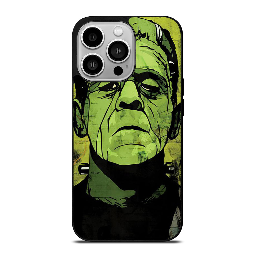 HALLOWEEN FRANKENSTEIN ART FACE iPhone 14 Pro Case Cover