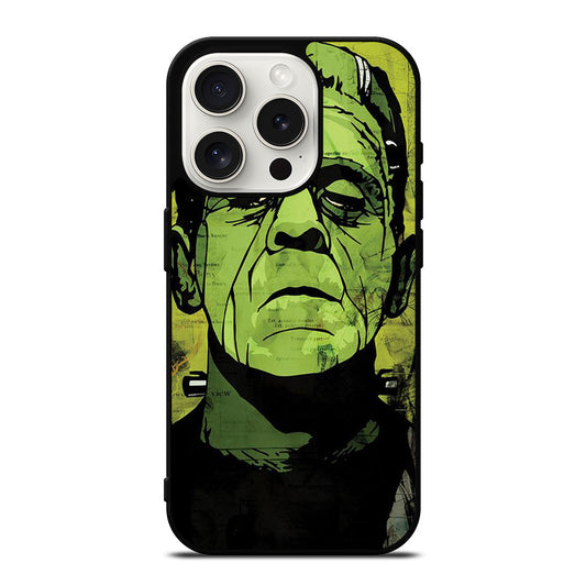 HALLOWEEN FRANKENSTEIN ART FACE iPhone 15 Pro Case Cover