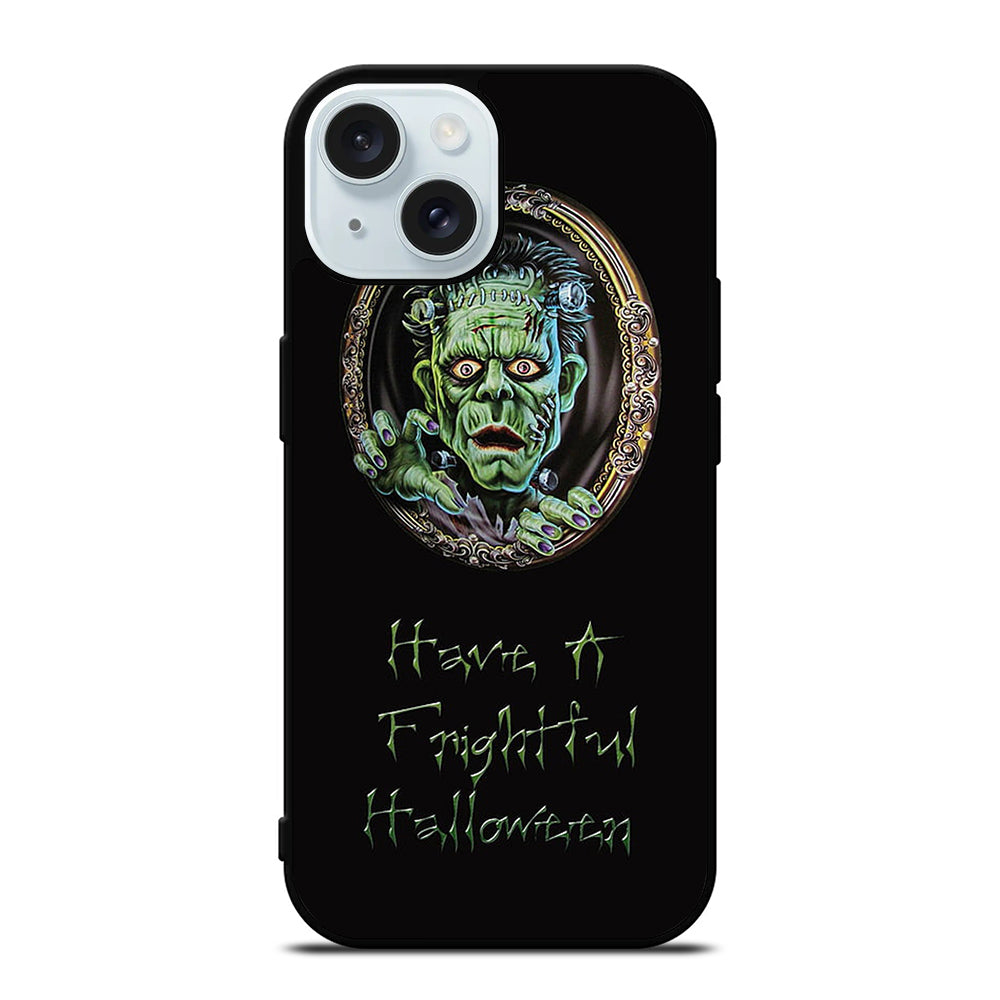 HALLOWEEN FRANKENSTEIN HALLOWEEN QUOTE iPhone 15 Case Cover