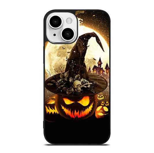HALLOWEEN WITCH PUMPKIN 4 iPhone 13 Mini Case Cover