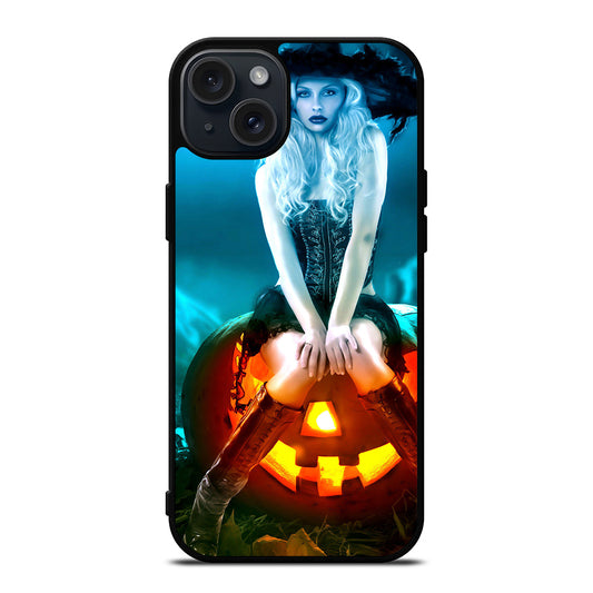 HALLOWEEN WITCH PUMPKIN 5 iPhone 15 Plus Case Cover