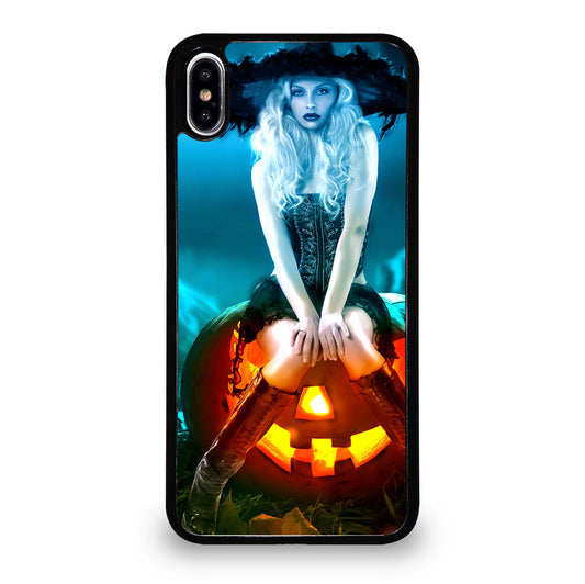 HALLOWEEN WITCH PUMPKIN 5 iPhone XS Max Case Cover