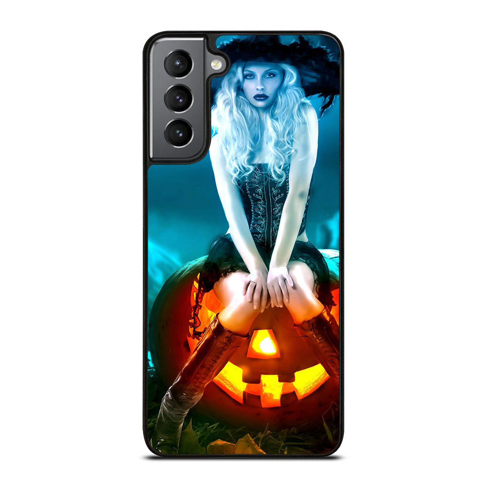 HALLOWEEN WITCH PUMPKIN 5 Samsung Galaxy S21 Plus Case Cover