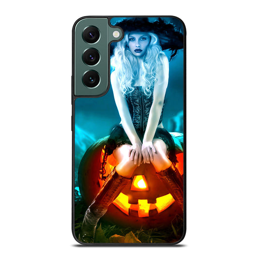 HALLOWEEN WITCH PUMPKIN 5 Samsung Galaxy S22 Case Cover