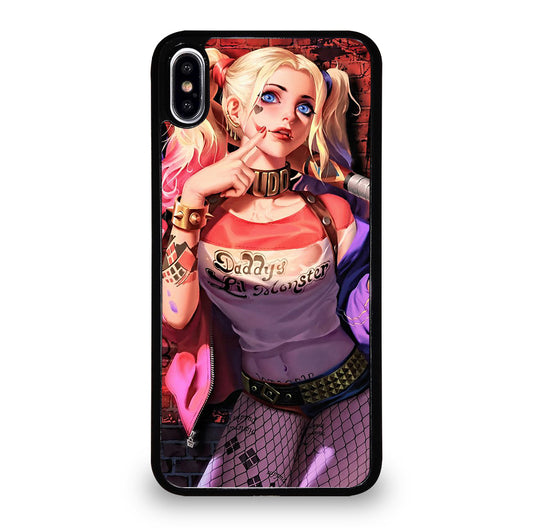 HARLEY QUINN CUTE iPhone XS Max Case Cover