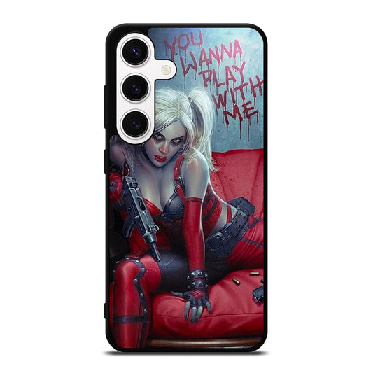HARLEY QUINN QUOTE Samsung Galaxy S24 Case Cover