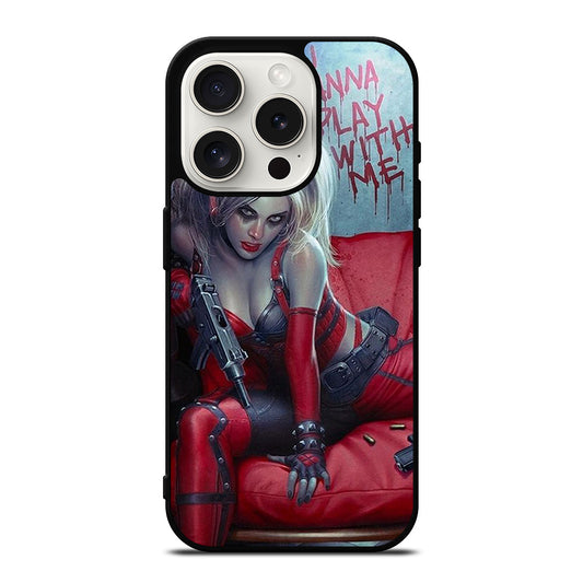 HARLEY QUINN QUOTE iPhone 15 Pro Case Cover