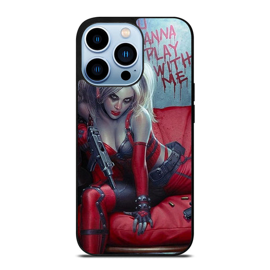 HARLEY QUINN QUOTE iPhone 13 Pro Max Case Cover
