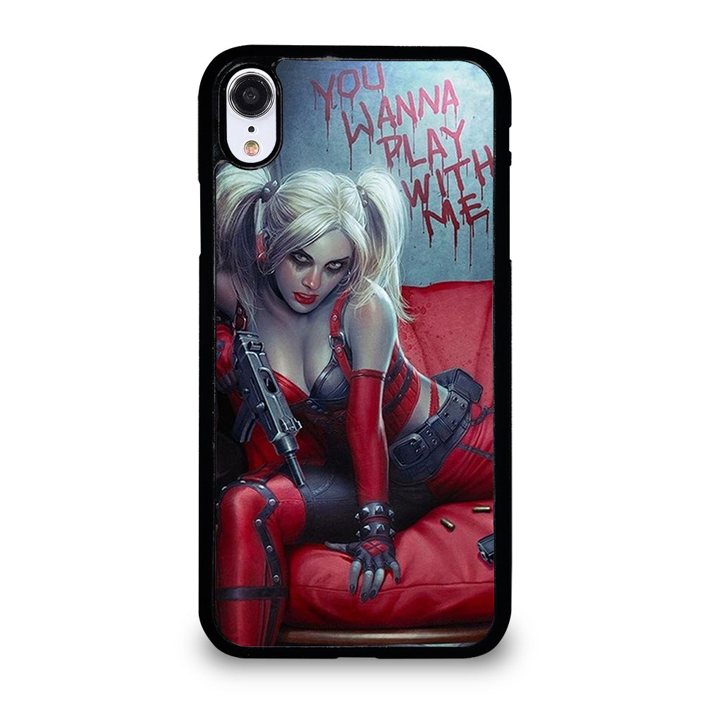HARLEY QUINN QUOTE iPhone XR Case Cover