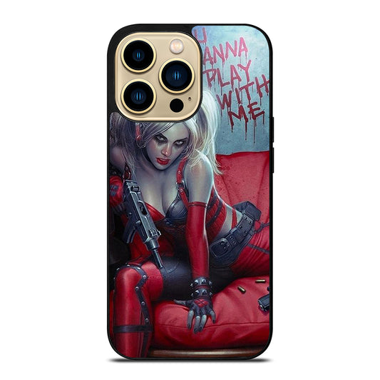 HARLEY QUINN QUOTE iPhone 14 Pro Max Case Cover