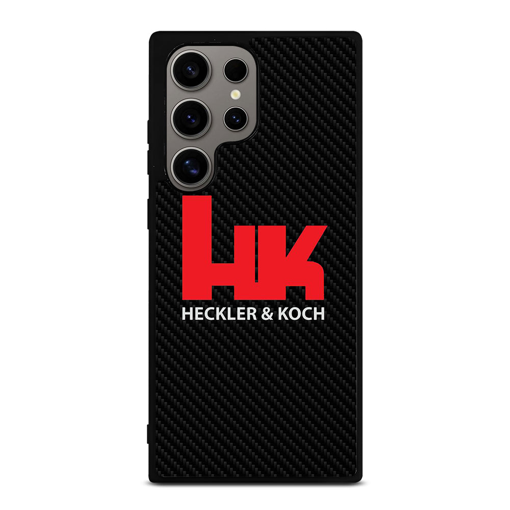 HECKLER AND KOCH LOGO CARBON Samsung Galaxy S24 Ultra Case Cover