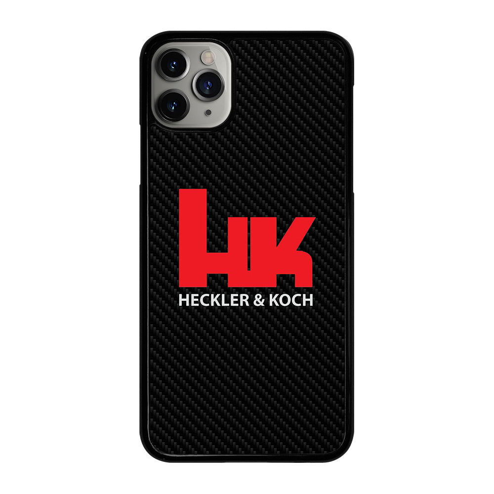 HECKLER AND KOCH LOGO CARBON iPhone 11 Pro Max Case Cover