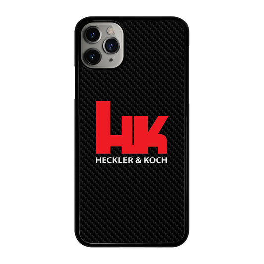 HECKLER AND KOCH LOGO CARBON iPhone 11 Pro Max Case Cover
