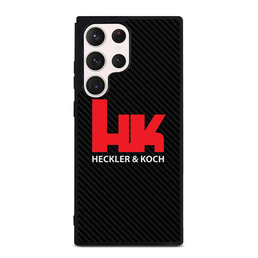 HECKLER AND KOCH LOGO CARBON Samsung Galaxy S23 Ultra Case Cover