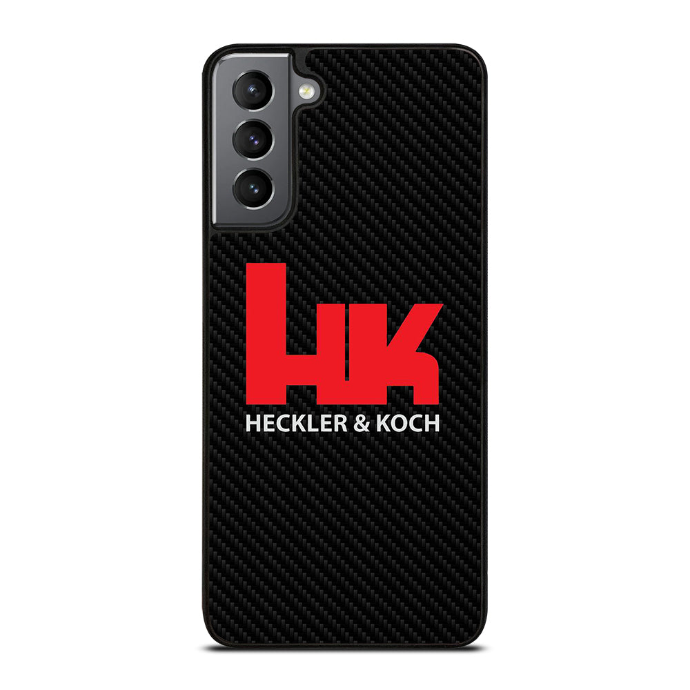 HECKLER AND KOCH LOGO CARBON Samsung Galaxy S21 Plus Case Cover