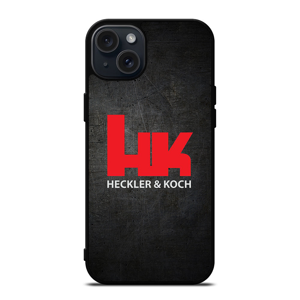 HECKLER AND KOCH LOGO METAL LOGO iPhone 15 Plus Case Cover