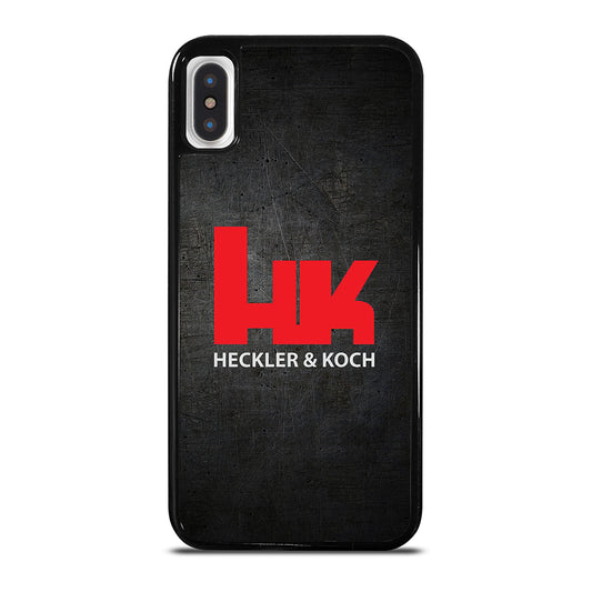 HECKLER AND KOCH LOGO METAL LOGO iPhone X / XS Case Cover