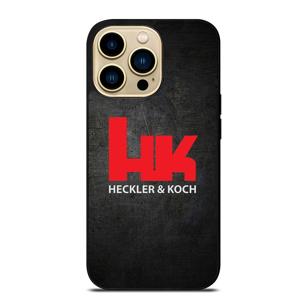 HECKLER AND KOCH LOGO METAL LOGO iPhone 14 Pro Max Case Cover