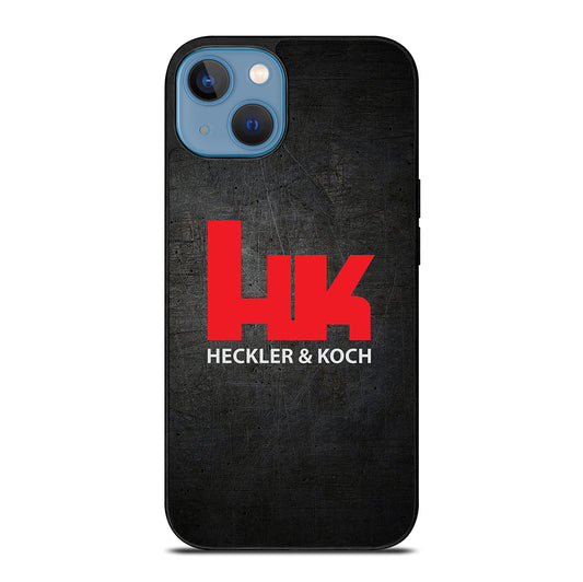 HECKLER AND KOCH LOGO METAL LOGO iPhone 13 Case Cover