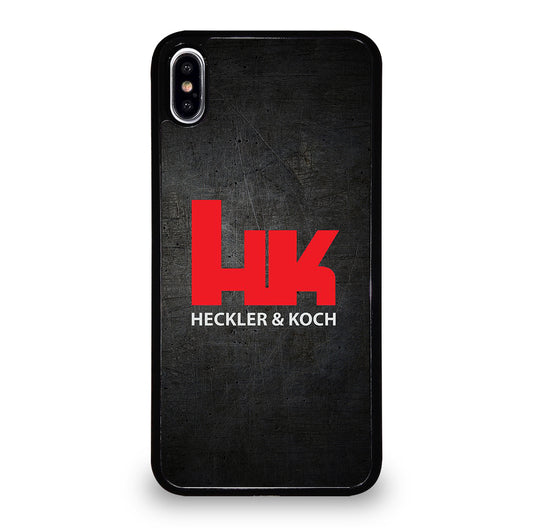 HECKLER AND KOCH LOGO METAL LOGO iPhone XS Max Case Cover