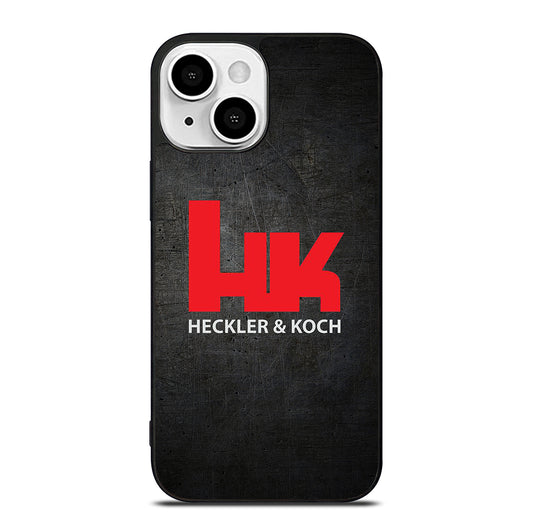 HECKLER AND KOCH LOGO METAL LOGO iPhone 13 Mini Case Cover