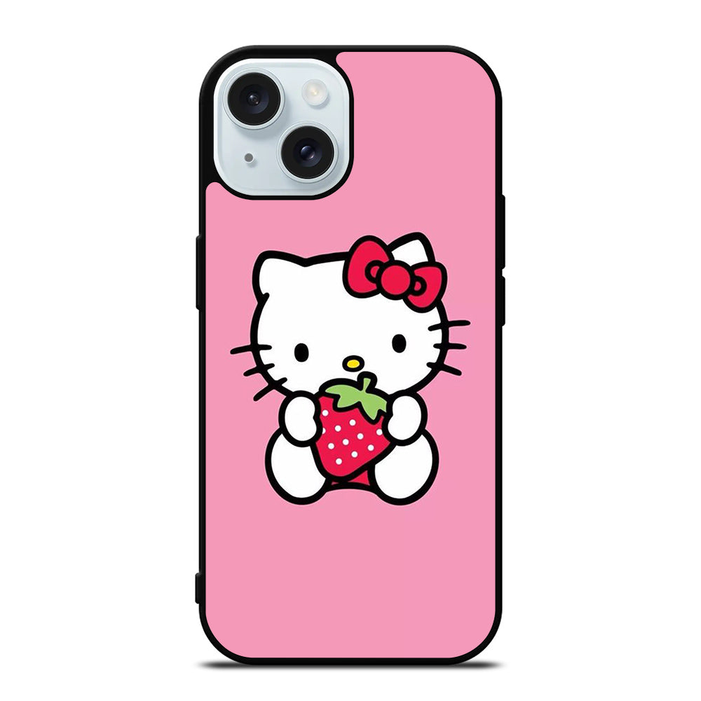 HELLO KITTY CARTOON iPhone 15 Case Cover