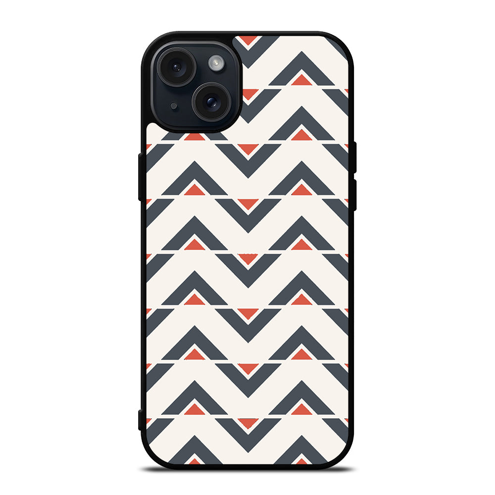 HERRINGBONE TRIANGLE PATTEN 1 iPhone 15 Plus Case Cover