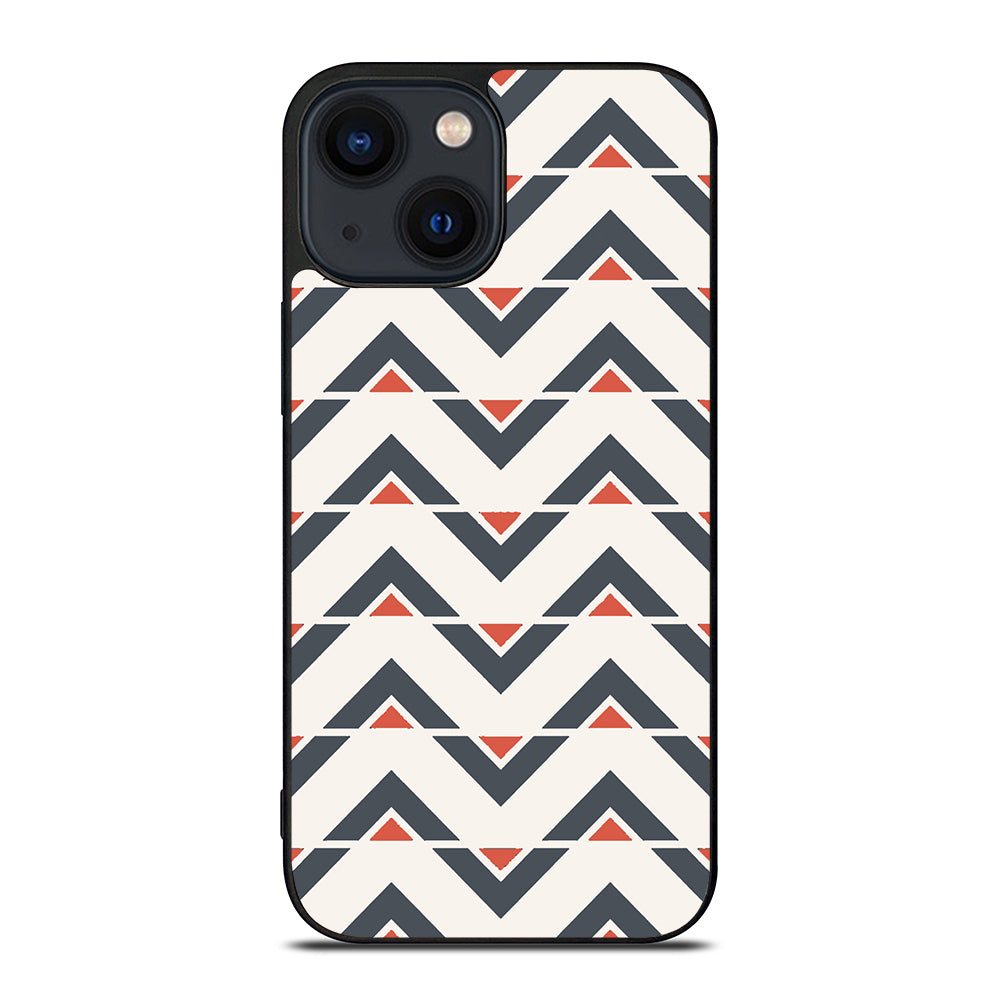 HERRINGBONE TRIANGLE PATTEN 1 iPhone 14 Plus Case Cover